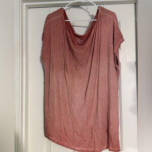 torrid Draped Cowl Neck Tank - Dusty Rose